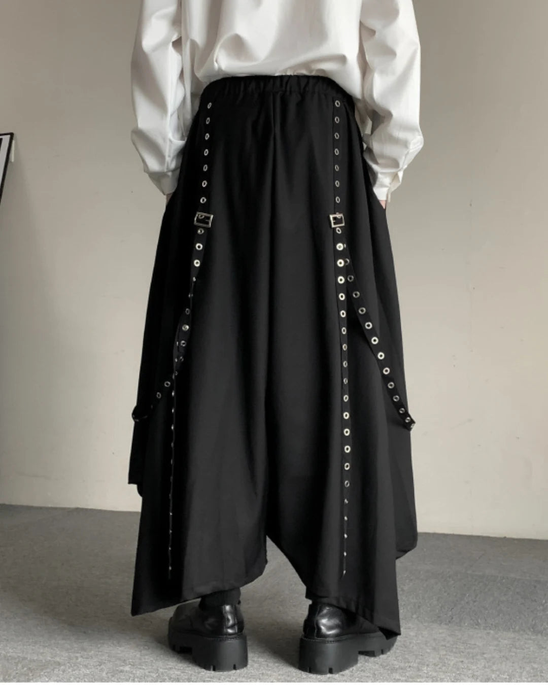Hakama Style Pants -  breathable fabric - Stylish Hakama Pants for Comfort and Versatility - View 4