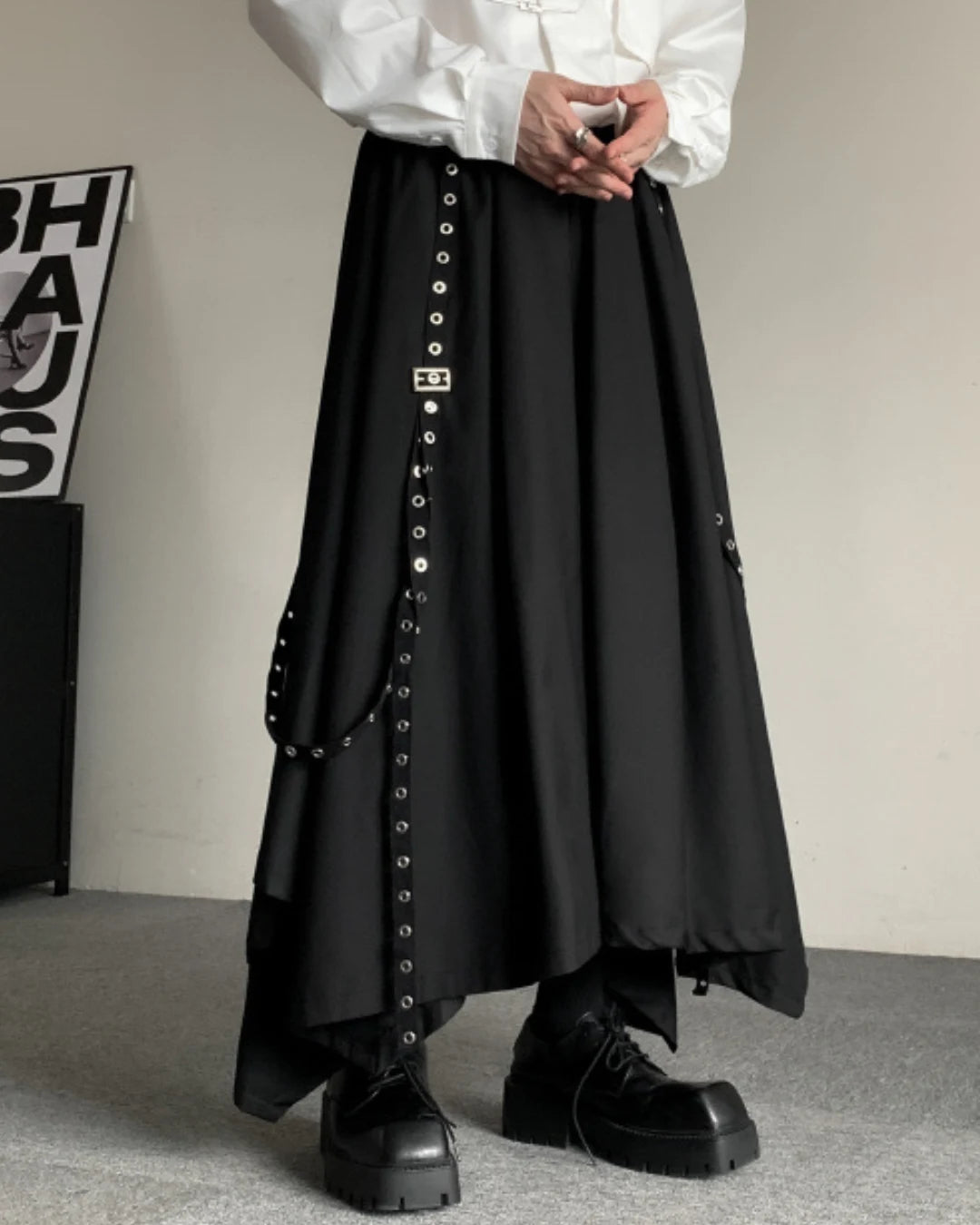 Hakama Style Pants - hakama pants - Stylish Hakama Pants for Comfort and Versatility - View 2
