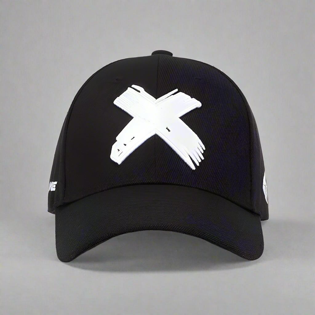 Heartbreaker Cross Design Cap -  breathable design cap - Heartbreaker Cross Design Cap in Black for Everyday Wear - View 3
