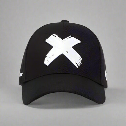 Heartbreaker Cross Design Cap -  breathable design cap - Heartbreaker Cross Design Cap in Black for Everyday Wear - View 3