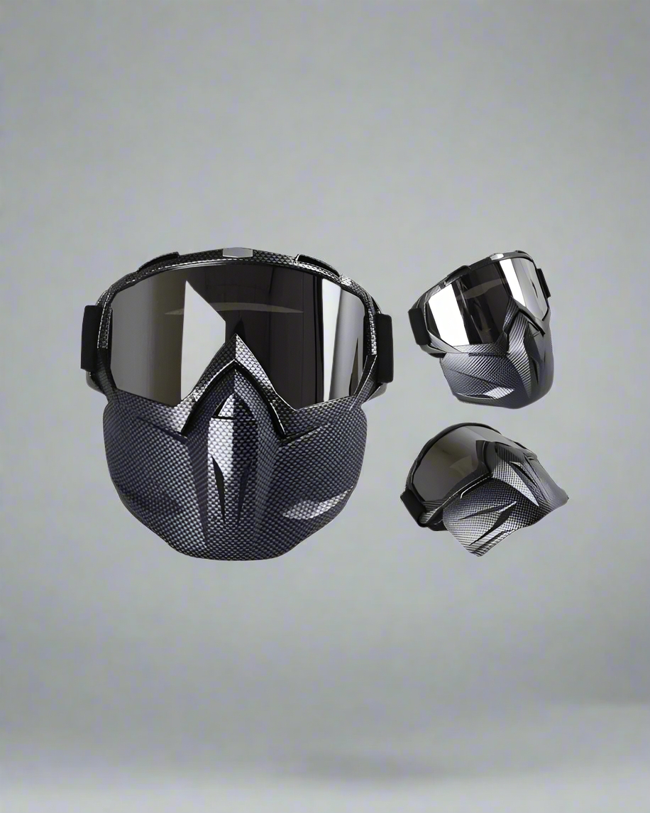 High-Tech Full Face Riding Mask -  adjustable face mask - High-Tech Full Face Riding Mask for Comfort and Style - View 4