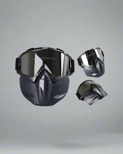 High-Tech Full Face Riding Mask -  adjustable face mask - High-Tech Full Face Riding Mask for Comfort and Style - View 4