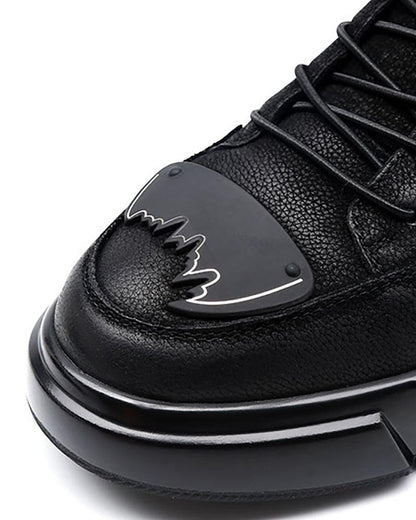High-Top Leather Techwear Sneakers - durable leather sneakers - High-Top Leather Techwear Sneakers for Active Comfort - View 7