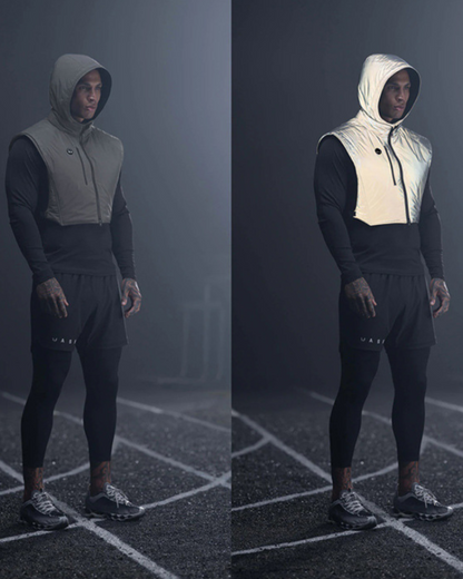 High-Visibility Tactical Running Vest -  reflective running gear - High-Visibility Tactical Running Vest for Safe Workouts - View 6
