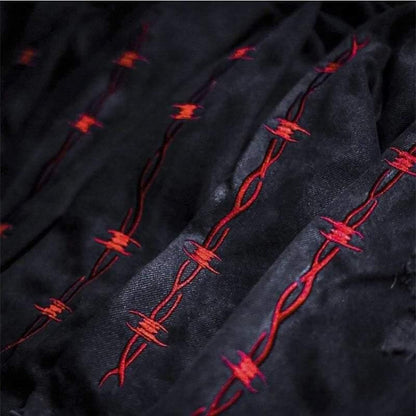 Horned Denim Jacket - Urban Style -  techwear - Horned Denim Jacket for Urban and Streetwear Style - View 7