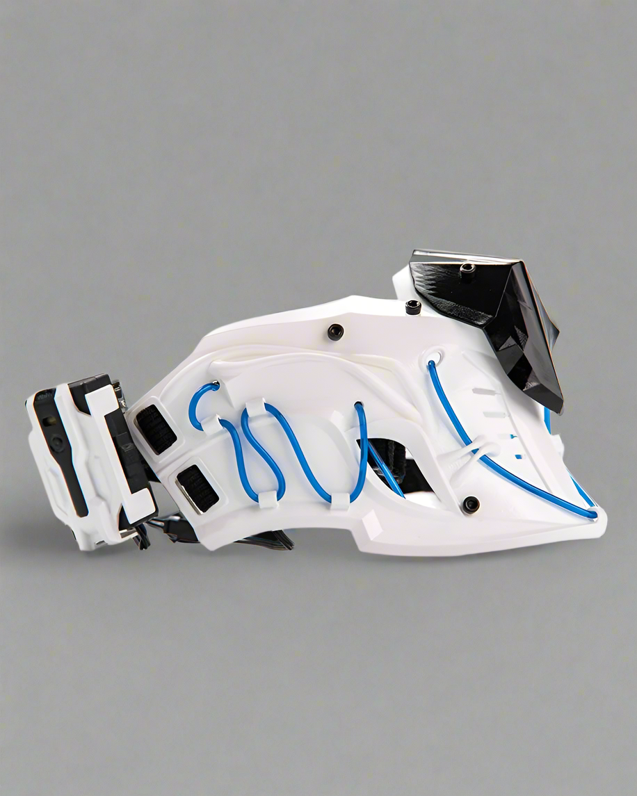 Illuminated Ninja Half Mask - futuristic style mask - Illuminated Ninja Half Mask for Futuristic Fashion - View 8