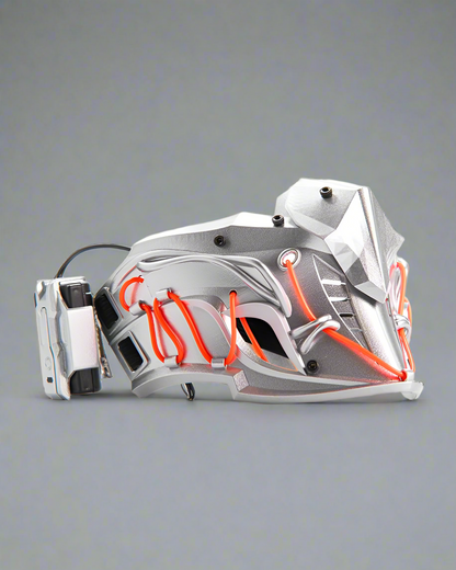 Illuminated Ninja Half Mask - ninja mask - Illuminated Ninja Half Mask for Futuristic Fashion - View 9