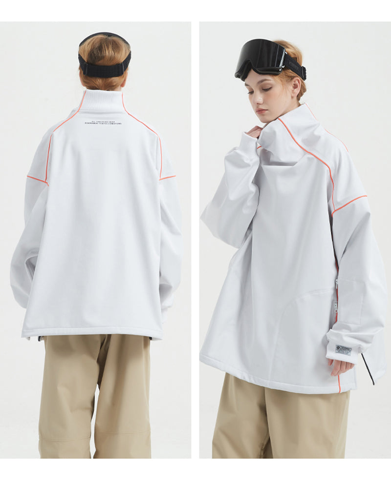 Insulated High-Neck Ski Sweatshirt -  high-neck sweatshirt - Waterproof Insulated High-Neck Ski Sweatshirt - View 5