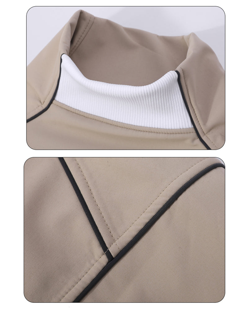 Insulated High-Neck Ski Sweatshirt -  ski gear - Waterproof Insulated High-Neck Ski Sweatshirt - View 7