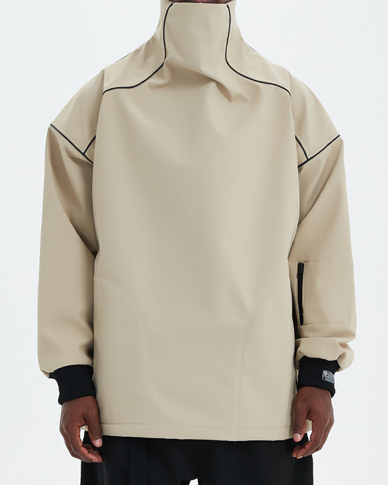 Insulated High-Neck Ski Sweatshirt -  waterproof - Waterproof Insulated High-Neck Ski Sweatshirt - View 8
