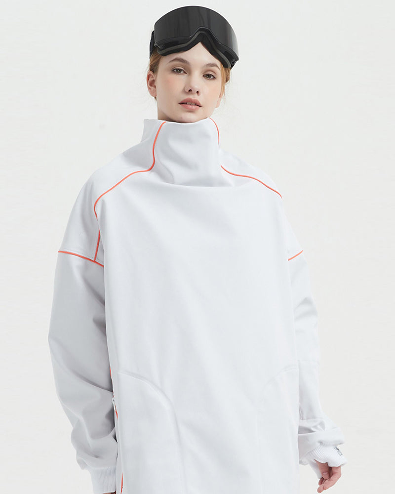 Insulated High-Neck Ski Sweatshirt - waterproof ski sweatshirt - Waterproof Insulated High-Neck Ski Sweatshirt - View 2