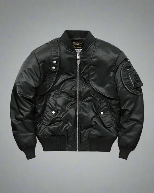 Insulated Winter Bomber Jacket - bomber jacket - Insulated Winter Bomber Jacket for Urban Comfort - Main view