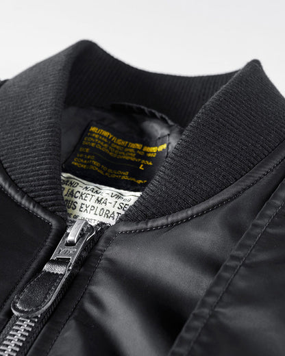 Insulated Winter Bomber Jacket -  durable winter wear - Insulated Winter Bomber Jacket for Urban Comfort - View 4