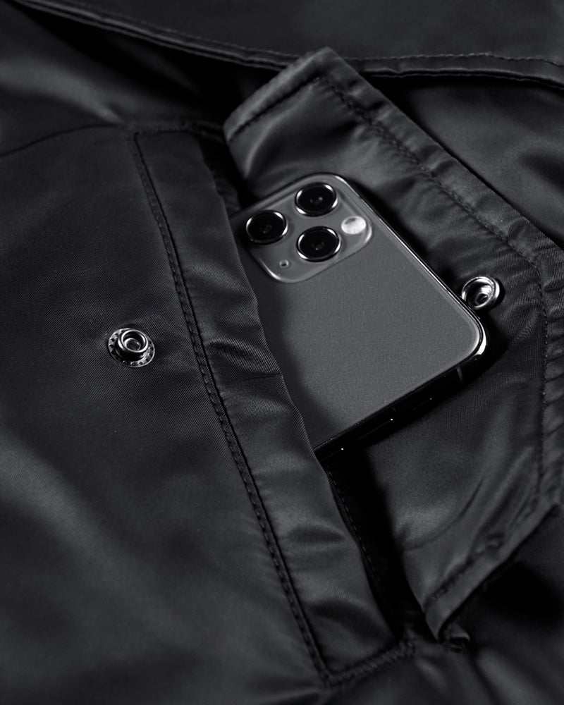 Insulated Winter Bomber Jacket -  techwear - Insulated Winter Bomber Jacket for Urban Comfort - View 5