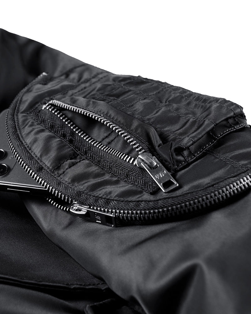 Insulated Winter Bomber Jacket -  urban clothing - Insulated Winter Bomber Jacket for Urban Comfort - View 6