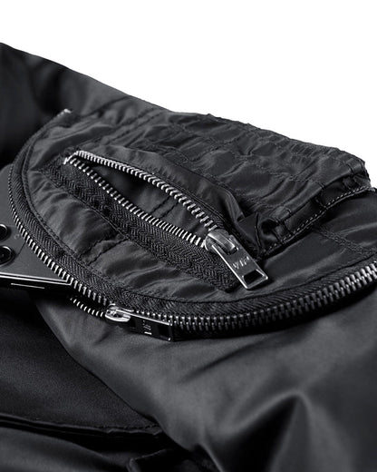 Insulated Winter Bomber Jacket -  urban clothing - Insulated Winter Bomber Jacket for Urban Comfort - View 6