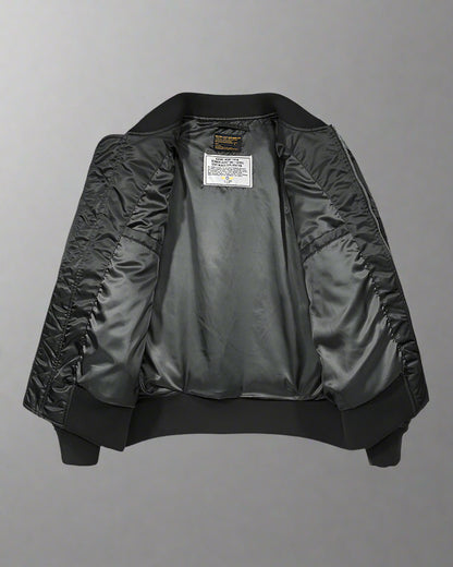 Insulated Winter Bomber Jacket - winter techwear - Insulated Winter Bomber Jacket for Urban Comfort - View 3
