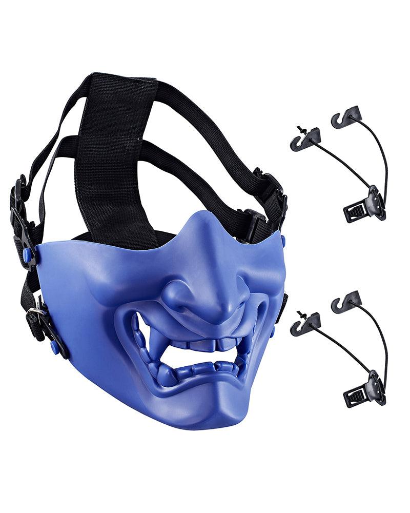 Intriguing Oni Half Face Mask - BEST SELLERS - Oni Half Face Mask for Tactical and Cosplay Events - View 9