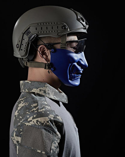 Intriguing Oni Half Face Mask -  tactical mask - Oni Half Face Mask for Tactical and Cosplay Events - View 7