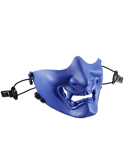 Intriguing Oni Half Face Mask -  techwear mask - Oni Half Face Mask for Tactical and Cosplay Events - View 8