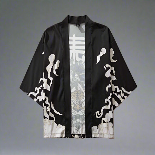 Dragon Print Japanese Kimono Jacket