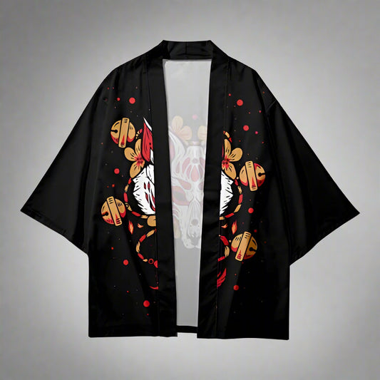 Charming Fox Wrap Cardigan