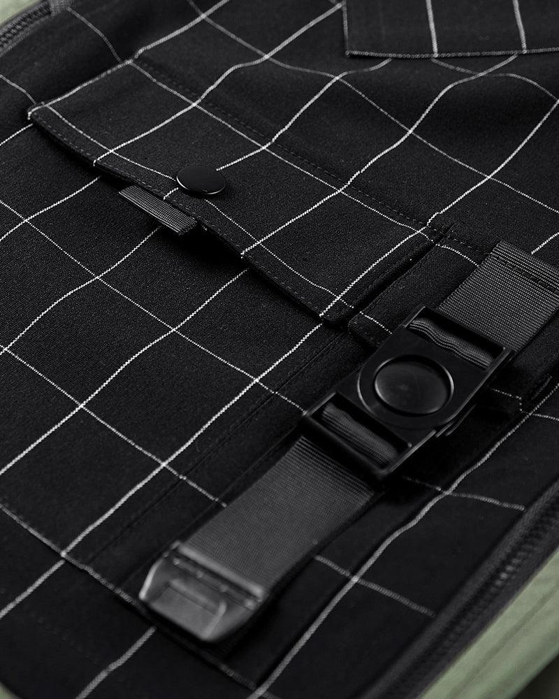 Layered Techwear Style Shirt -  tactical shirt - Urban Tactical Techwear Shirt with Functional Pockets - View 6