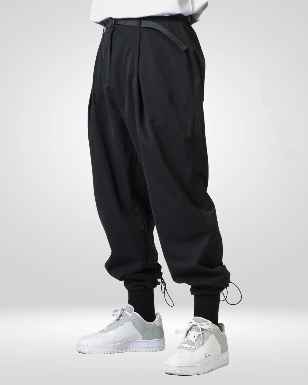Loose Fit Drawstring Hem Pants -  comfortable pants - Comfortable Loose Fit Drawstring Hem Pants for Everyday Wear - View 5