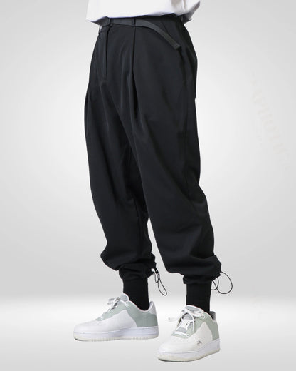 Loose Fit Drawstring Hem Pants -  comfortable pants - Comfortable Loose Fit Drawstring Hem Pants for Everyday Wear - View 5