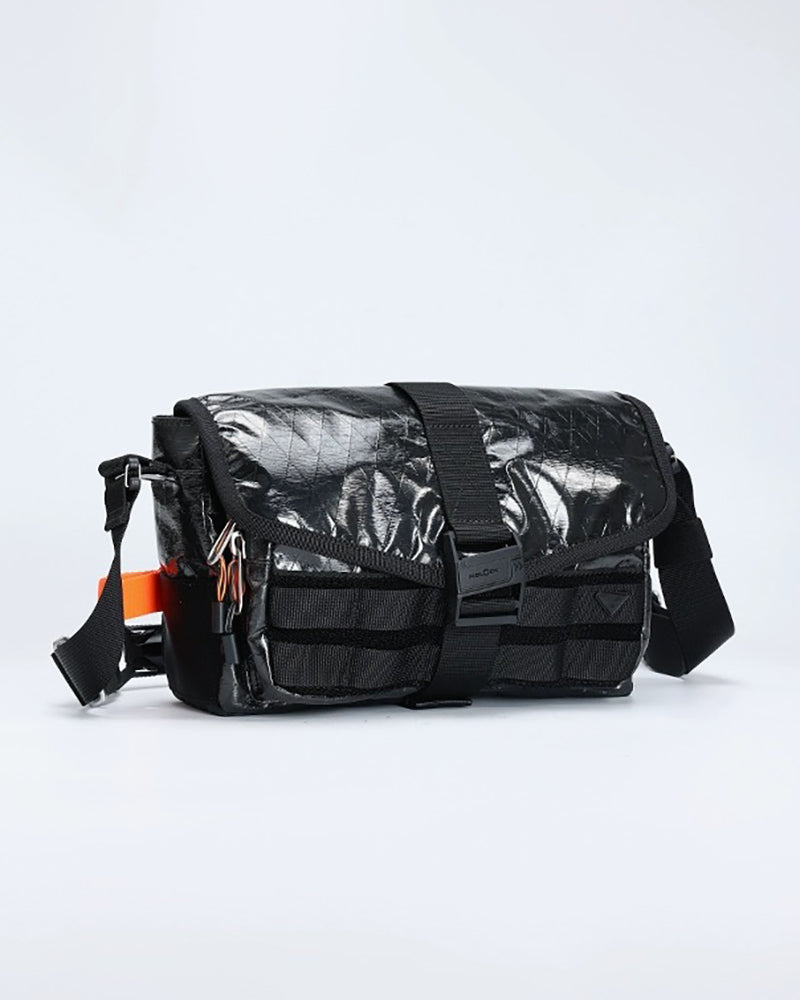 Magnetic Snap Waterproof Messenger Bag -  black bag - Magnetic Snap Waterproof Messenger Bag for Daily Use - View 11