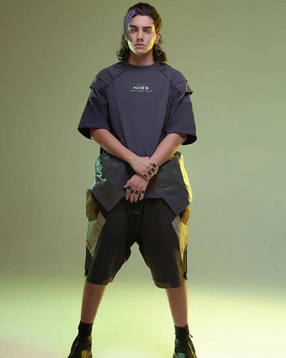 Mech Patch Cyberpunk Tee - cyberpunk - Cyberpunk-Inspired Mech Patch Unisex Tee - View 9