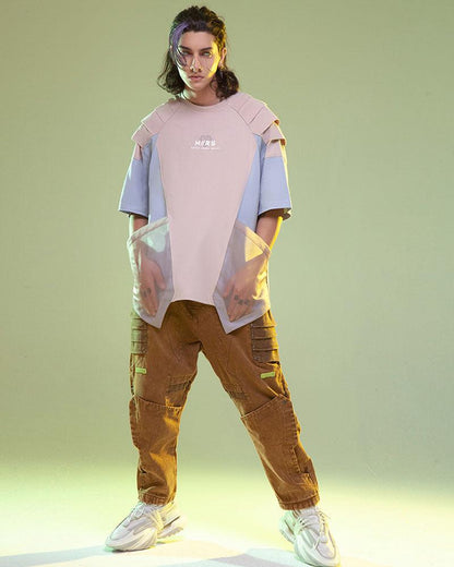 Mech Patch Cyberpunk Tee -  edgy fashion - Cyberpunk-Inspired Mech Patch Unisex Tee - View 21