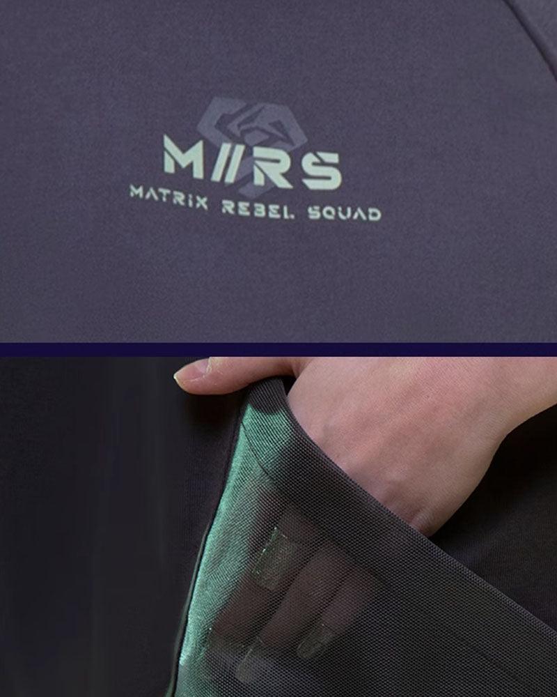 Mech Patch Cyberpunk Tee -  edgy fashion t-shirt - Cyberpunk-Inspired Mech Patch Unisex Tee - View 22