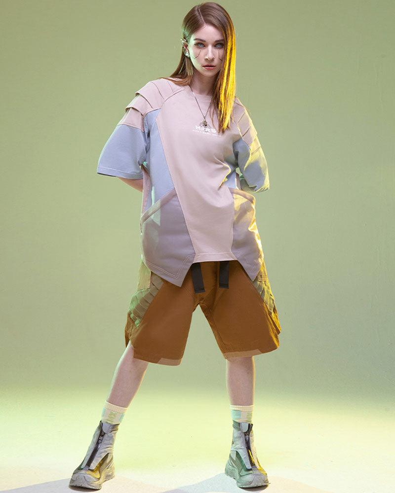 Mech Patch Cyberpunk Tee - mechanical patch design - Cyberpunk-Inspired Mech Patch Unisex Tee - View 18