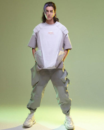 Mech Patch Cyberpunk Tee -  unisex t-shirt - Cyberpunk-Inspired Mech Patch Unisex Tee - View 16