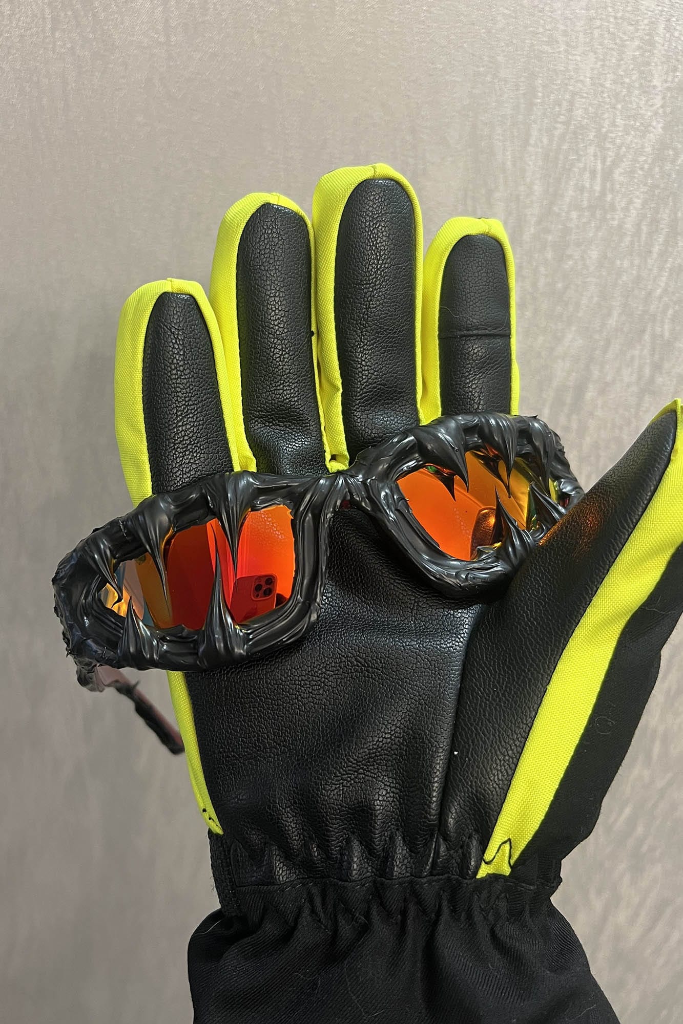 Melted Drip Resin Sunglasses -  handmade eyewear - Unique Melted Drip Resin Sunglasses for a Bold Statement - View 4