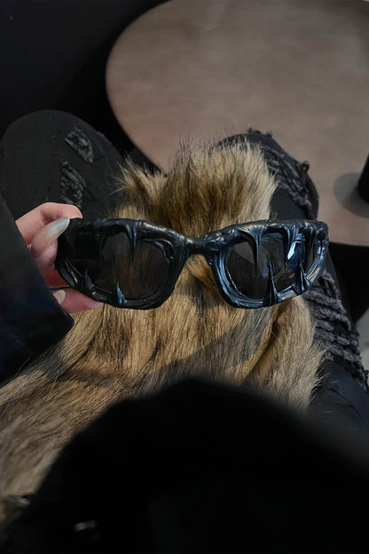 Melting Drip Resin Sunglasses -  sunglasses - Unique Dripped Resin Sunglasses for Bold Style - View 6