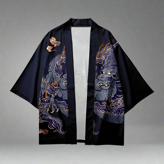 Purple Dragon Kimono Cardigan