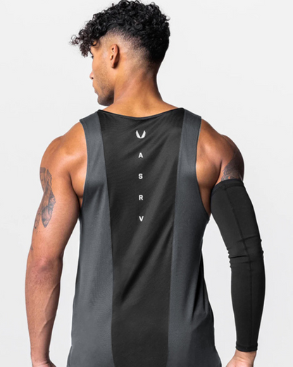 Men's Sleek Sleeveless Tech Tank Top - sleeveless tank - Men's Sleeveless Tech Tank Top for Comfortable Workouts - View 9