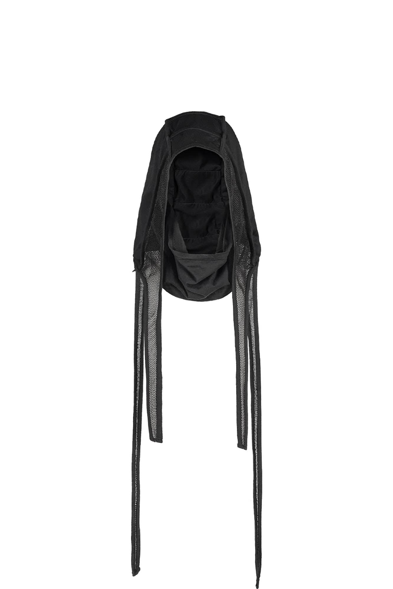 Mesh-Spliced Long Strap Durag -  durable headwear - Breathable Mesh-Spliced Long Strap Durag for Comfort - View 10