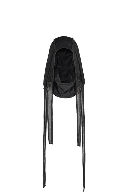 Mesh-Spliced Long Strap Durag -  durable headwear - Breathable Mesh-Spliced Long Strap Durag for Comfort - View 10