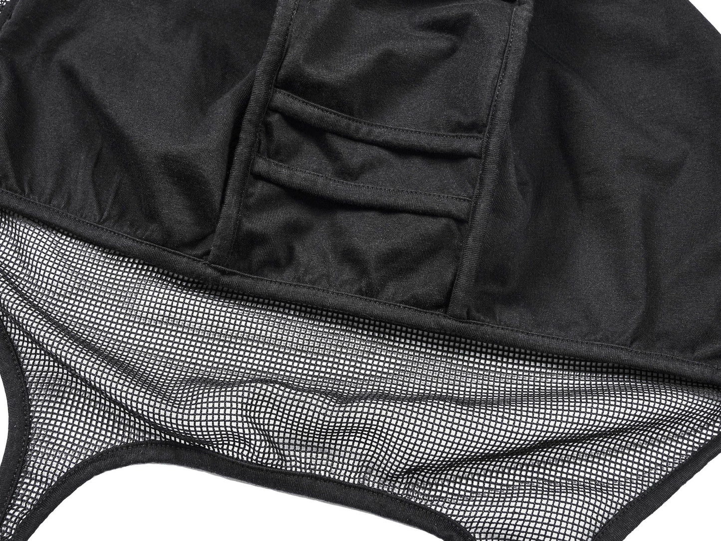 Mesh-Spliced Long Strap Durag - durag - Breathable Mesh-Spliced Long Strap Durag for Comfort - View 9