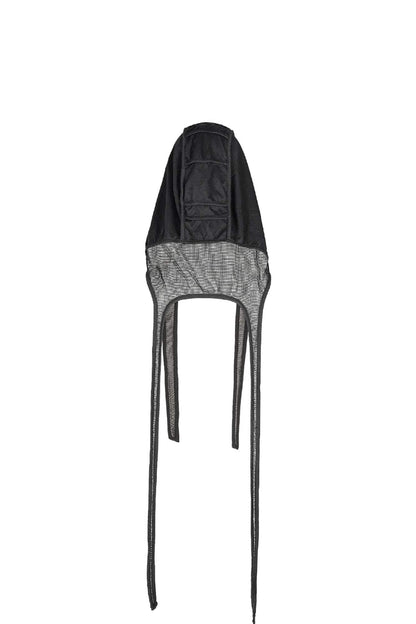 Mesh-Spliced Long Strap Durag -  long strap - Breathable Mesh-Spliced Long Strap Durag for Comfort - View 11