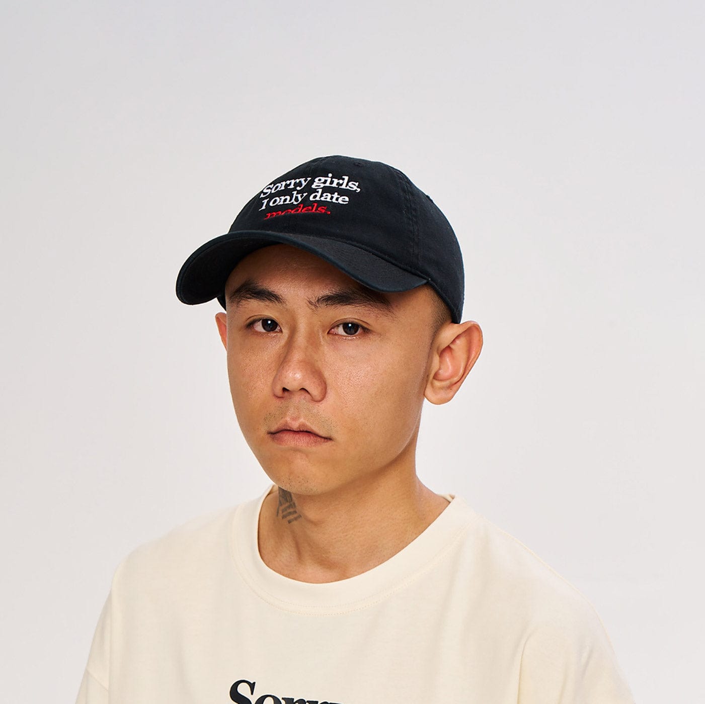 Models Only: Playful Snapback Hat - snapback hat - Playful Snapback Hat with Humorous Slogan - View 2