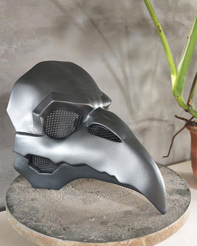 Mysterious Crow Cosplay Mask -  black PVC mask - Mysterious Crow Cosplay Mask for Techwear Enthusiasts - View 9