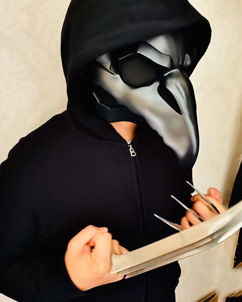 Mysterious Crow Cosplay Mask -  cosplay - Mysterious Crow Cosplay Mask for Techwear Enthusiasts - View 4