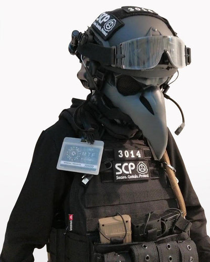 Mysterious Crow Cosplay Mask -  techwear - Mysterious Crow Cosplay Mask for Techwear Enthusiasts - View 5