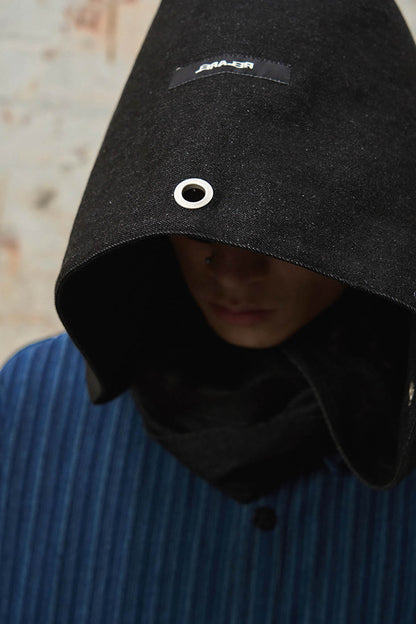 Mystic Shadow Masked Hoodie -  oversized hoodie - Punk-Style Shadow Masked Hoodie for Bold Looks - View 6