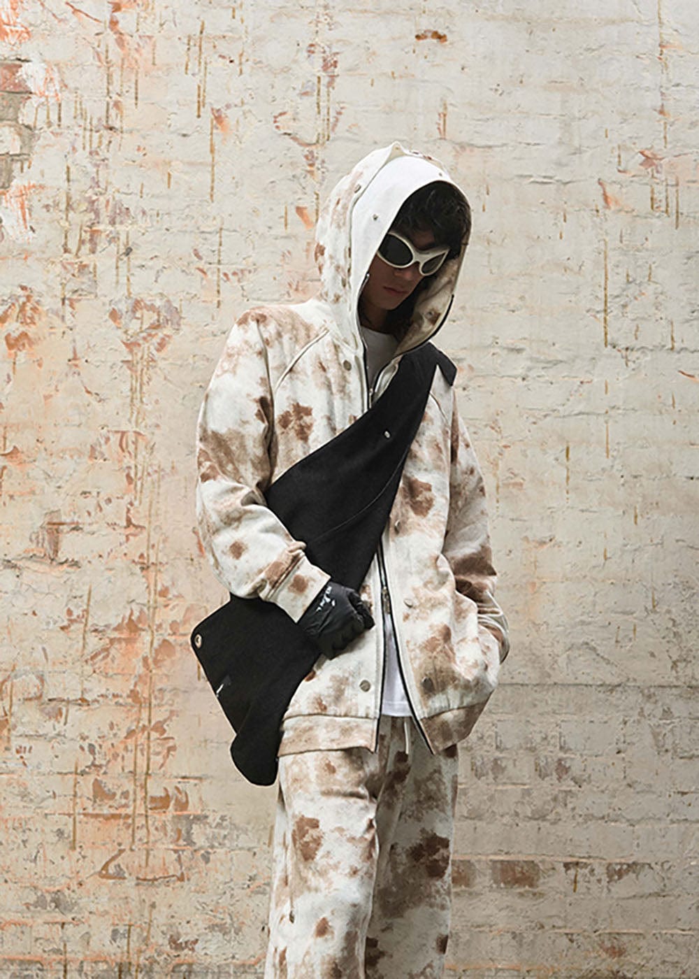 Mystic Shadow Masked Hoodie - masked hoodie - Punk-Style Shadow Masked Hoodie for Bold Looks - View 8