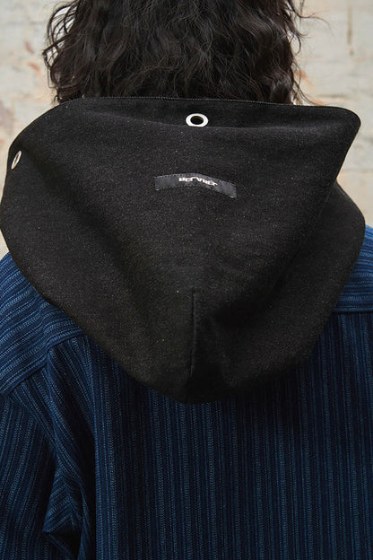 Mystic Shadow Masked Hoodie -  cotton hoodie - Punk-Style Shadow Masked Hoodie for Bold Looks - View 5